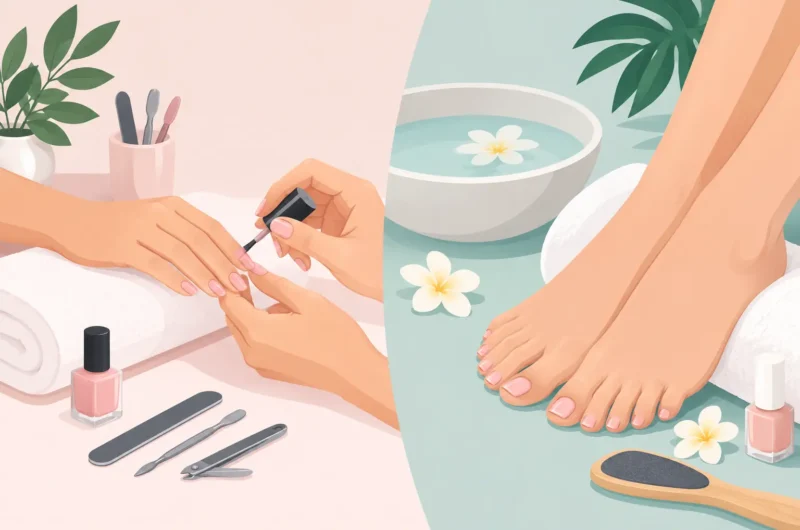 Difference Between Manicure and Pedicure